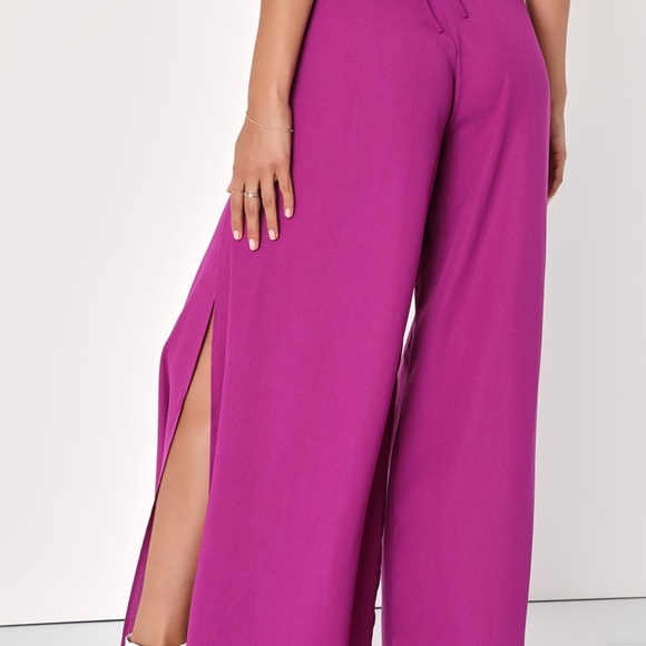Magenta Two-Piece Jumpsuit - Lulu’s NWT - Picture 4 of 7